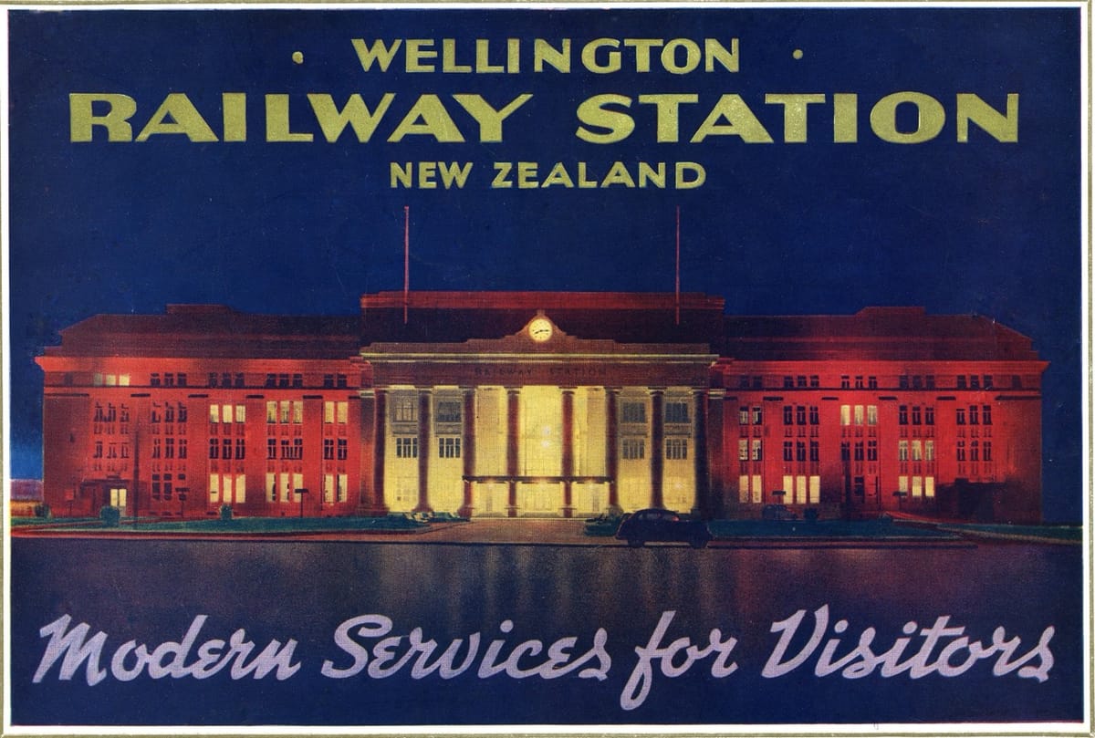 What happened to train travel in New Zealand?